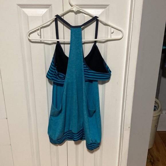 Nike turquoise, and navy workout shirt - Picture 2 of 3